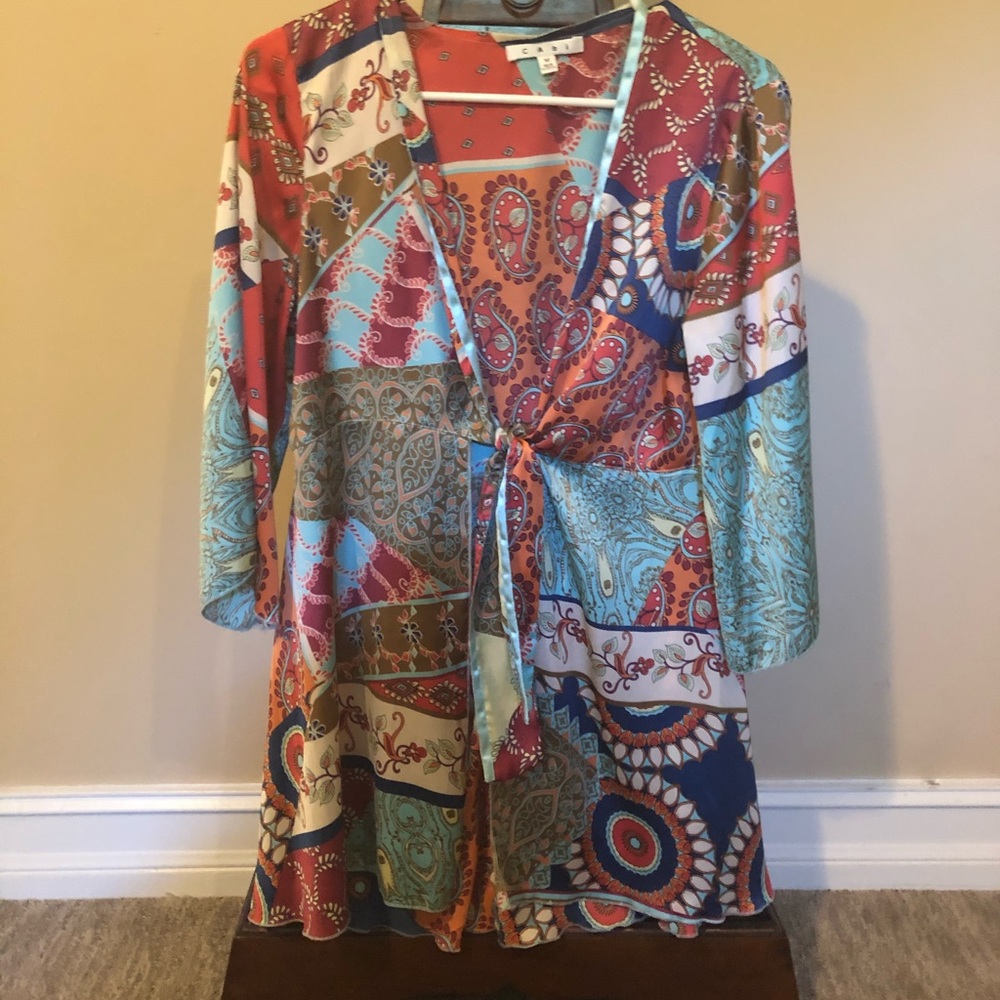 BOHO silky kimono